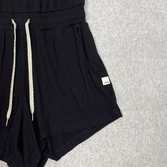 Vuori Black Ribbed Pocket Torrey Romper Size XS - Picture 4 of 8